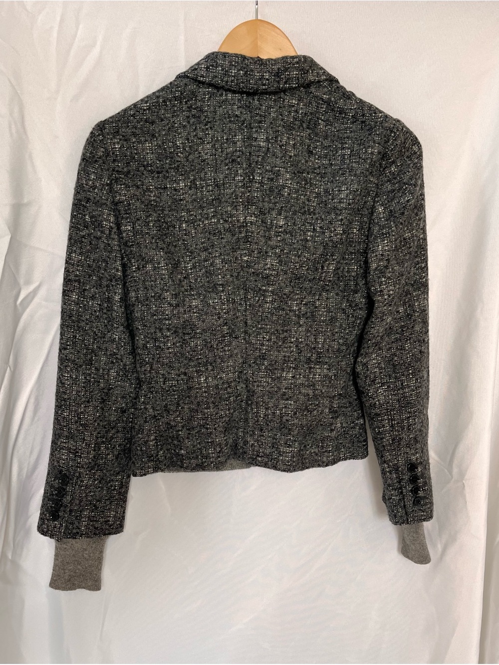 Dolce & Gabbana Alpaca Blend Blazer Cardigan Layered Look Jacket - Picture 2 of 6